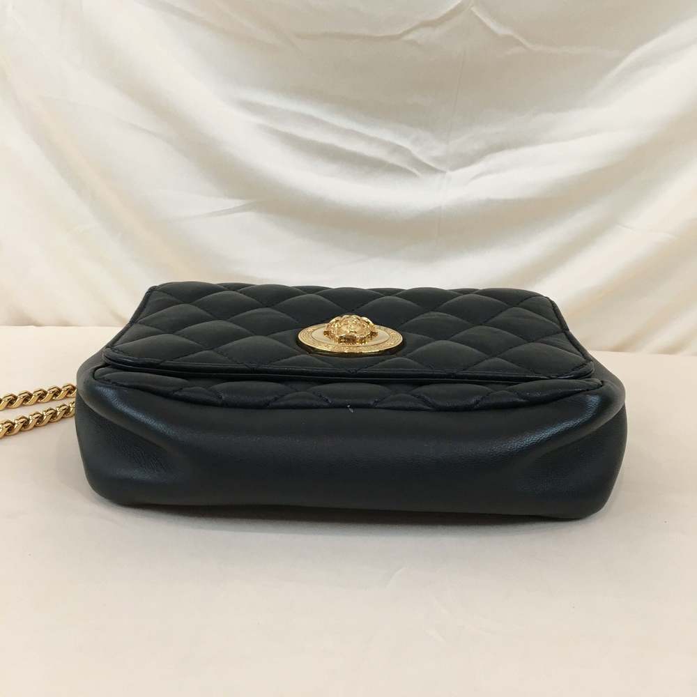 VERSACE JEANS COUTURE Versace Black Gold Crossbody Bag Sku# 69972 - Picture 4 of 11